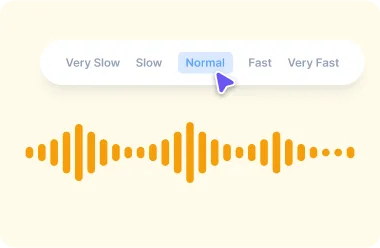 adjust speaking speed