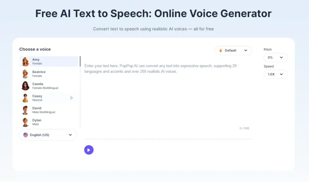 Text to Speech