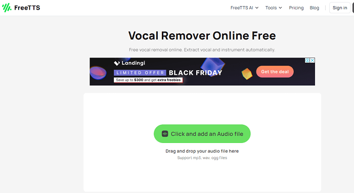 FreeTTS Vocal Remover