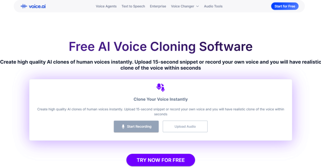 Voice.ai voice cloning