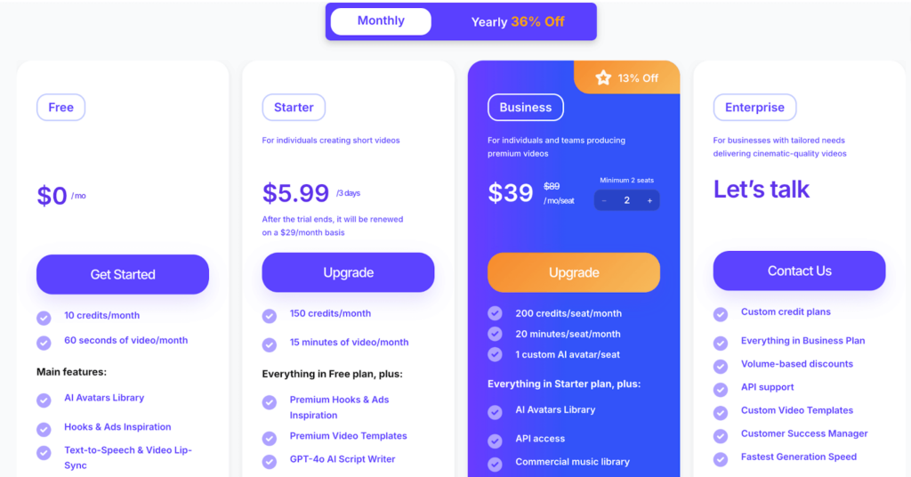 VidAU pricing