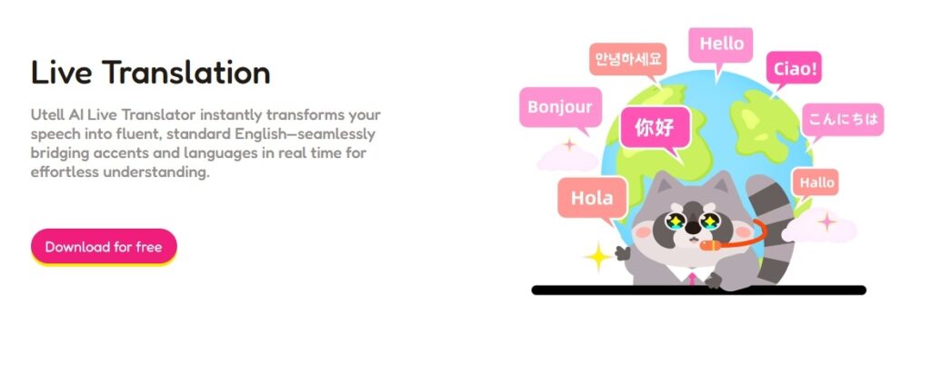Utell AI Live Translator 
