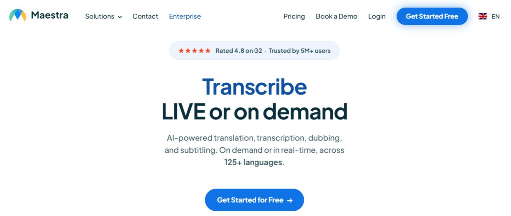 Maestra transcribe