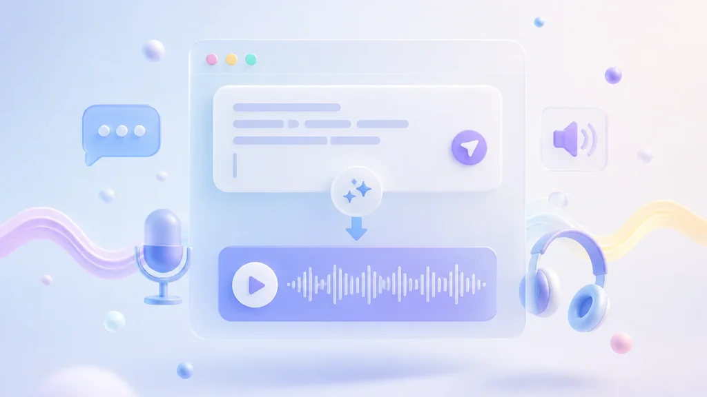Plain text to speech
