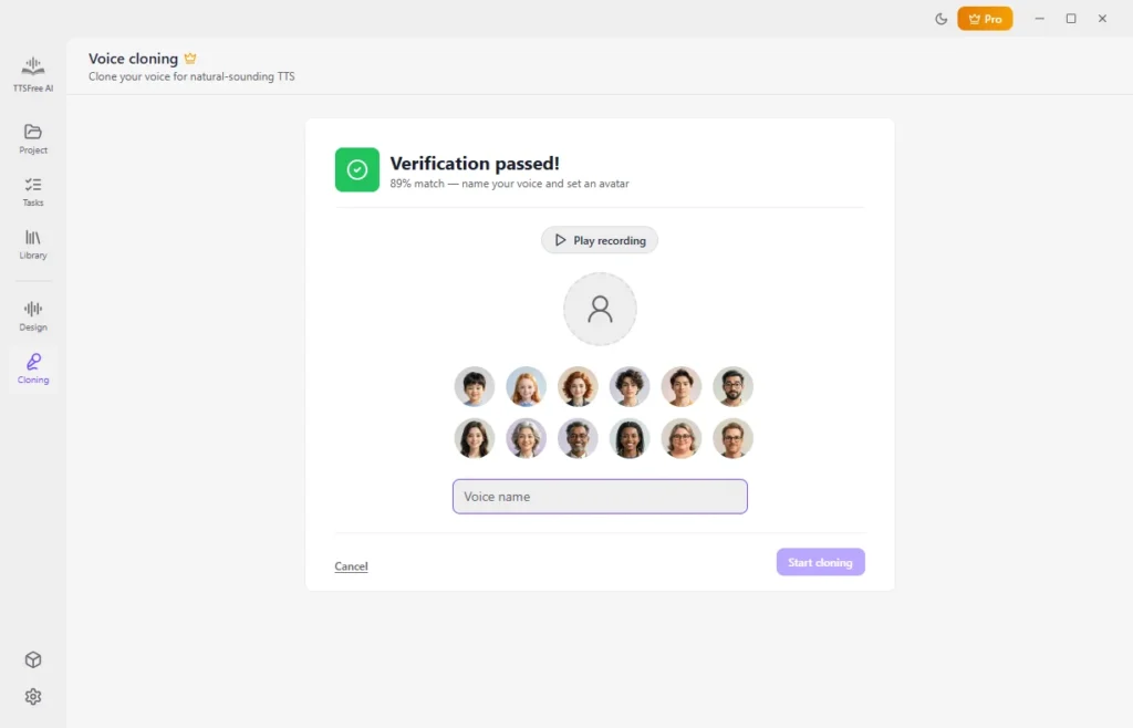Save your AI voice